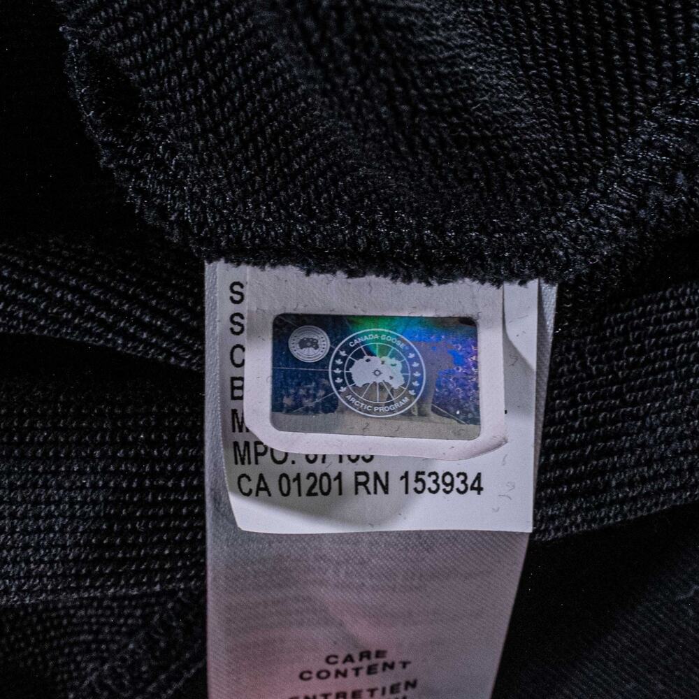 Canada Goose Huron Hoodie Black Medium Made In Italy Luxury Designer Pullover - Picture 8 of 16